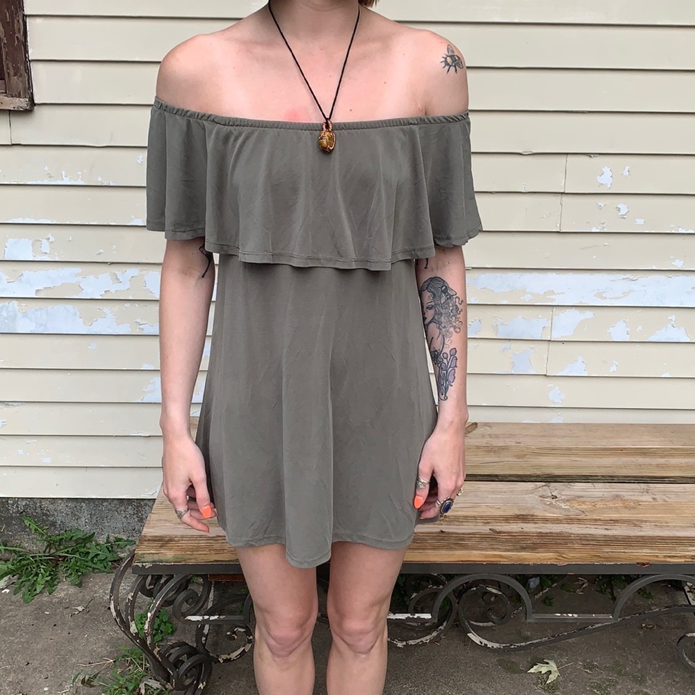 Xs green dress